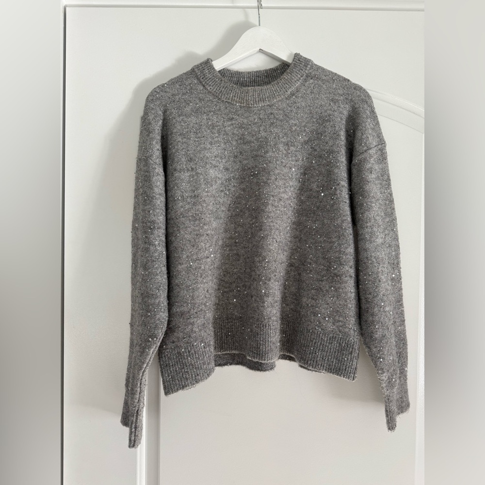 H&M Sparkling Gray Women's Sweater
